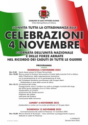 Celebrazione 4 e 12 novembre 